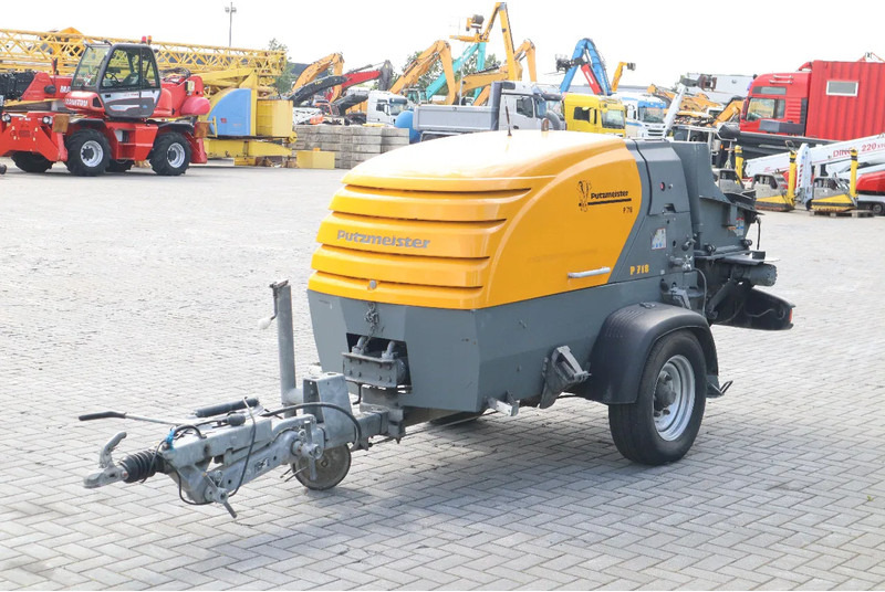 Putzmeister P718 TD | CONCRETE PUMP | LOW HOURS - Stacionarus betono siurblys: foto 4 Putzmeister P718 TD | CONCRETE PUMP | LOW HOURS - Stacionarus betono siurblys: foto 4