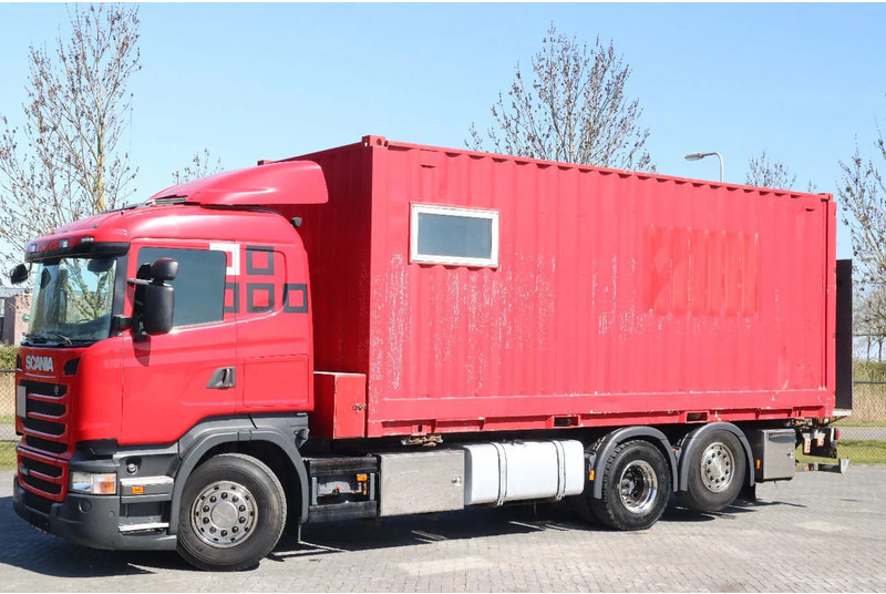 Scania R490 | 6X2 | RETARDER | BDF | MOBILE WORKSHOP | WERKSTATT - Konteineris-vežimus/ Sukeisti kūną sunkvežimis: foto 1 Scania R490 | 6X2 | RETARDER | BDF | MOBILE WORKSHOP | WERKSTATT - Konteineris-vežimus/ Sukeisti kūną sunkvežimis: foto 1