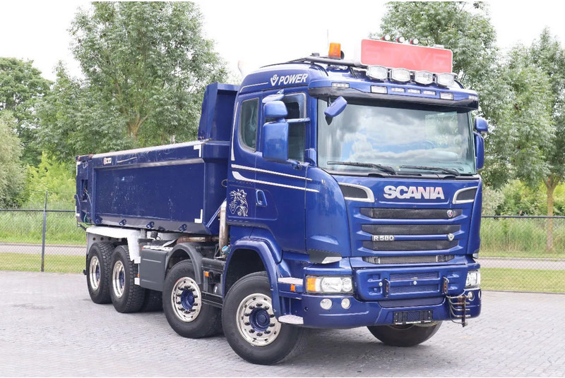 Scania R580 V8 | FULL STEEL | BIG AXLES | RETARDER | EURO 6 - Savivartis sunkvežimis: foto 4 Scania R580 V8 | FULL STEEL | BIG AXLES | RETARDER | EURO 6 - Savivartis sunkvežimis: foto 4