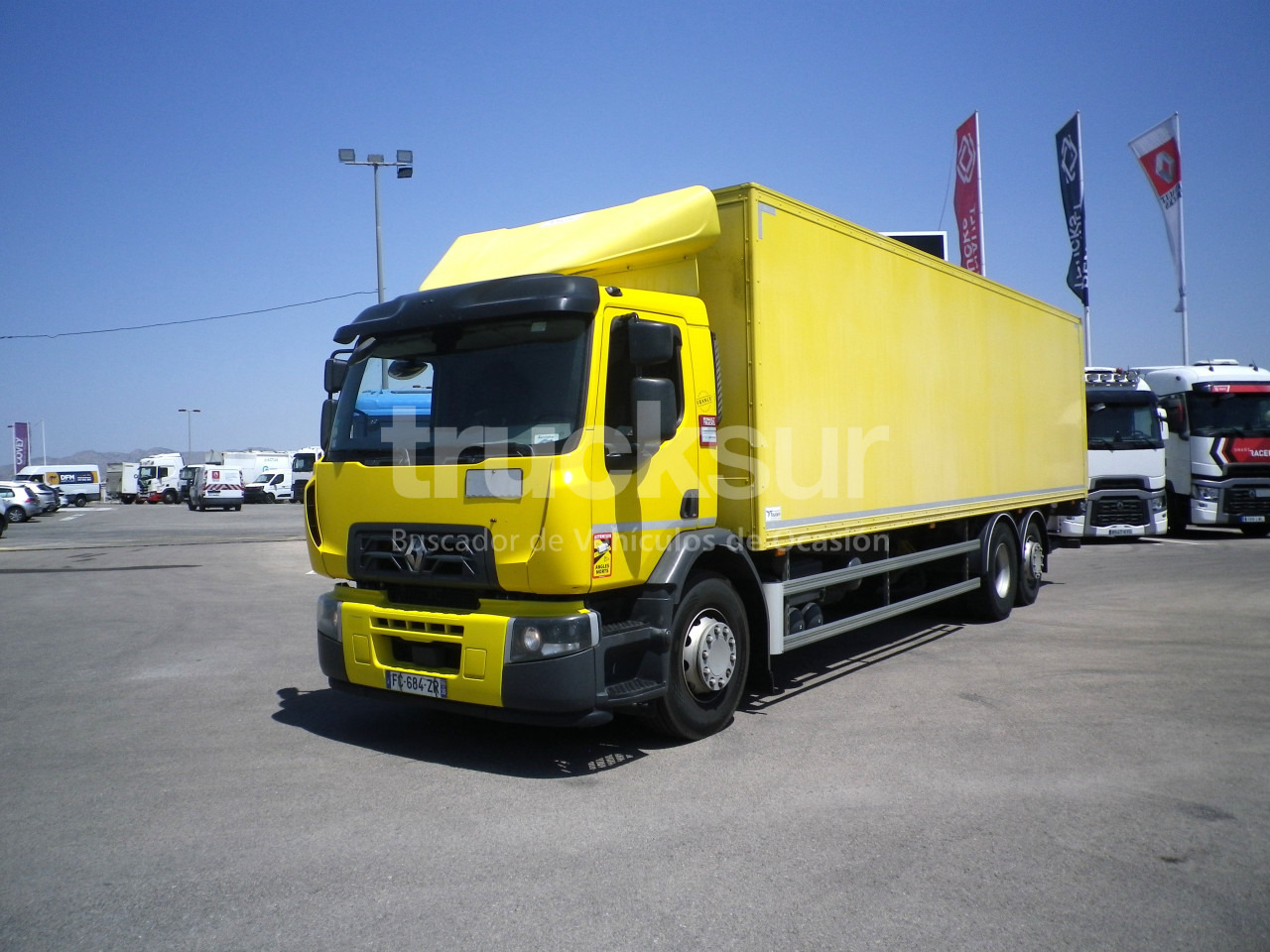 RENAULT D380.26 6X2*4 ejes 6x2*4 - Furgonas sunkvežimis: foto 1 RENAULT D380.26 6X2*4 ejes 6x2*4 - Furgonas sunkvežimis: foto 1