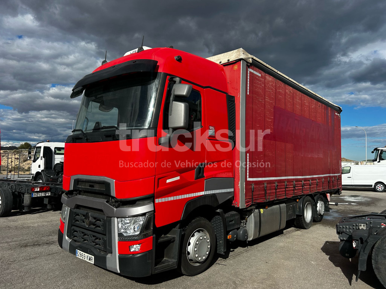 RENAULT T480 HIGH SLEEPER CAB 6X2*4 ejes 6x2*4 - Tentinis sunkvežimis: foto 1 RENAULT T480 HIGH SLEEPER CAB 6X2*4 ejes 6x2*4 - Tentinis sunkvežimis: foto 1