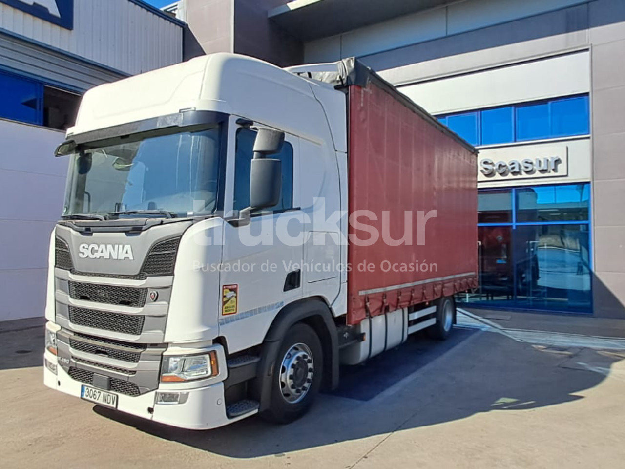 SCANIA R450.18 - Tentinis sunkvežimis: foto 1 SCANIA R450.18 - Tentinis sunkvežimis: foto 1