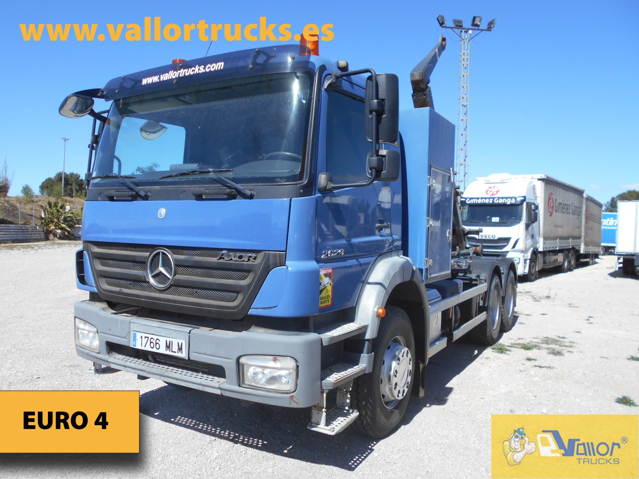 MERCEDES-BENZ AXOR 2629 - Hook-lift sunkvežimis: foto 1 MERCEDES-BENZ AXOR 2629 - Hook-lift sunkvežimis: foto 1