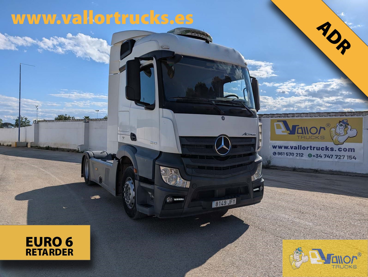 Mercedes Actros 1845 LS - Vilkikas: foto 2 Mercedes Actros 1845 LS - Vilkikas: foto 2