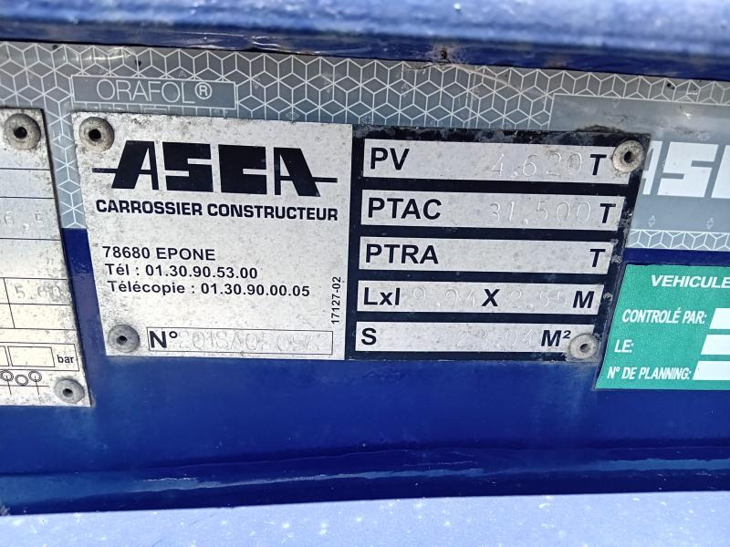 Konteineris-vežimus/ Sukeisti kūną puspriekabė Asca: foto 9