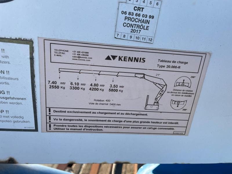 Platforminė/ Bortinė puspriekabė Fruehauf: foto 9