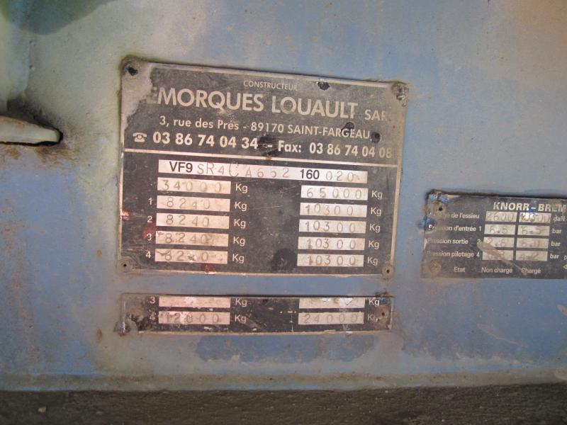 Louault - Žemo profilio platforma puspriekabė: foto 3 Louault - Žemo profilio platforma puspriekabė: foto 3