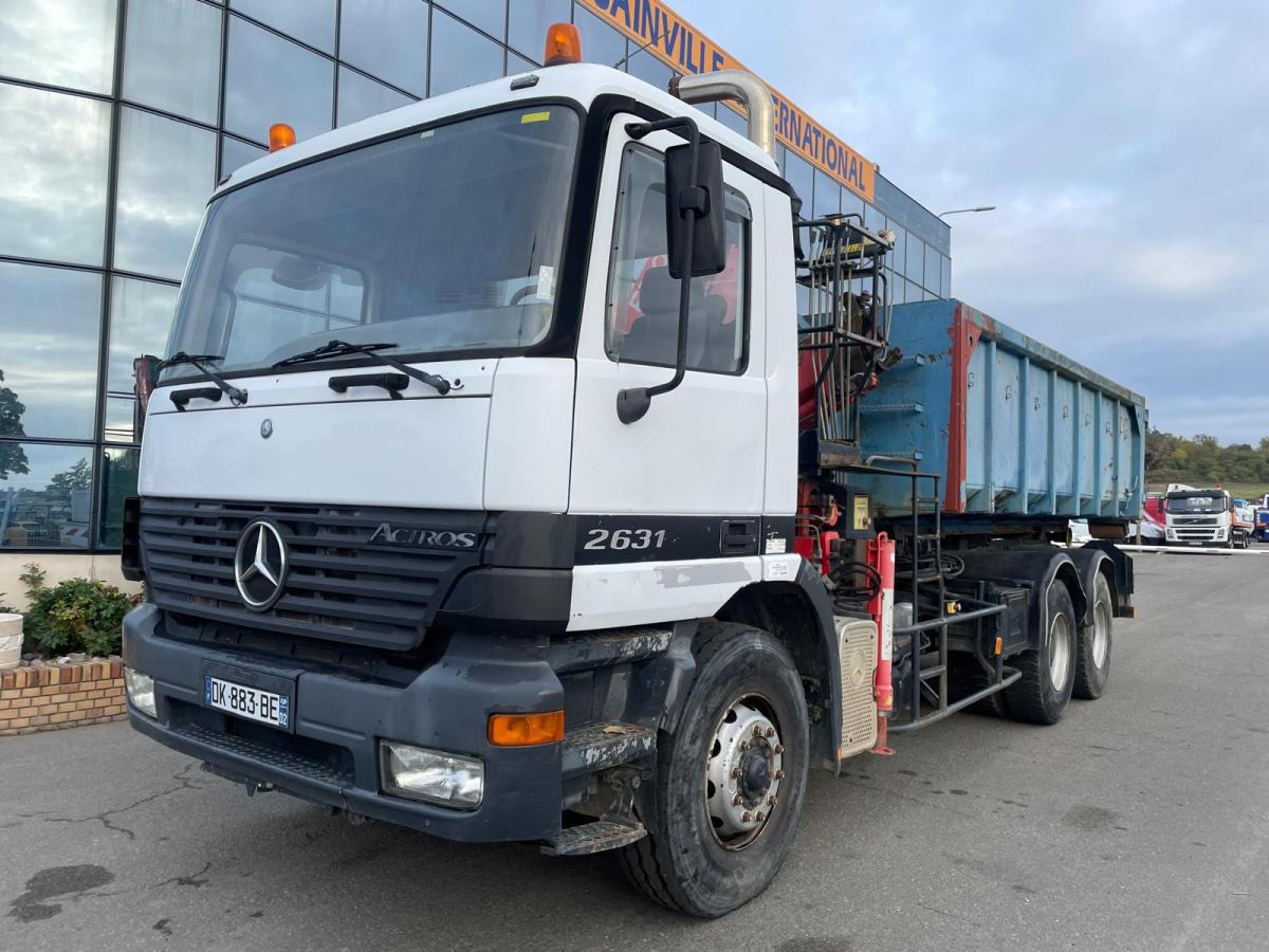 Mercedes Actros 2631 - Hook-lift sunkvežimis, Sunkvežimis su kranu: foto 2 Mercedes Actros 2631 - Hook-lift sunkvežimis, Sunkvežimis su kranu: foto 2