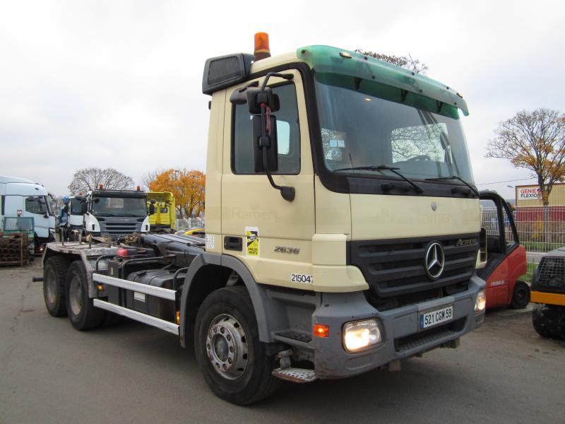 Mercedes Actros 2636 - Hook-lift sunkvežimis: foto 1 Mercedes Actros 2636 - Hook-lift sunkvežimis: foto 1