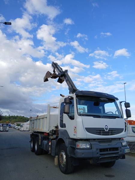 Renault Kerax 380 DXI - Savivartis sunkvežimis, Sunkvežimis su kranu: foto 2 Renault Kerax 380 DXI - Savivartis sunkvežimis, Sunkvežimis su kranu: foto 2