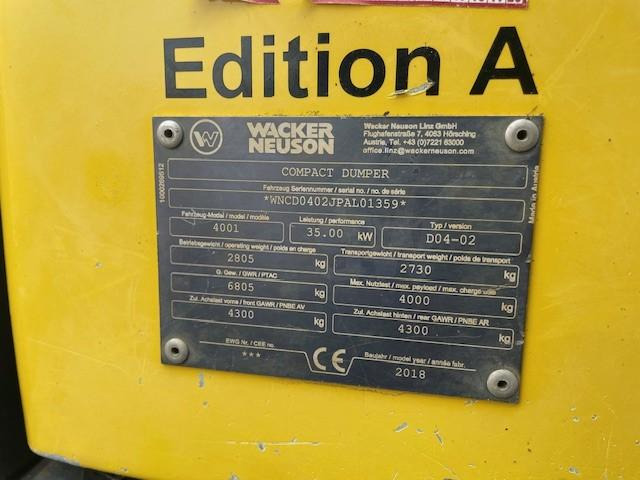 Šarnyrinis savivartis Wacker Neuson 4001: foto 9