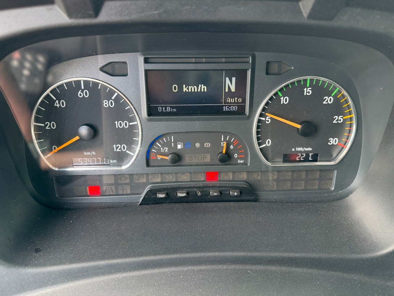 Furgonas sunkvežimis Mercedes-Benz Atego 1218 4x2 Euro 5 8,0 m. koffer: foto 12