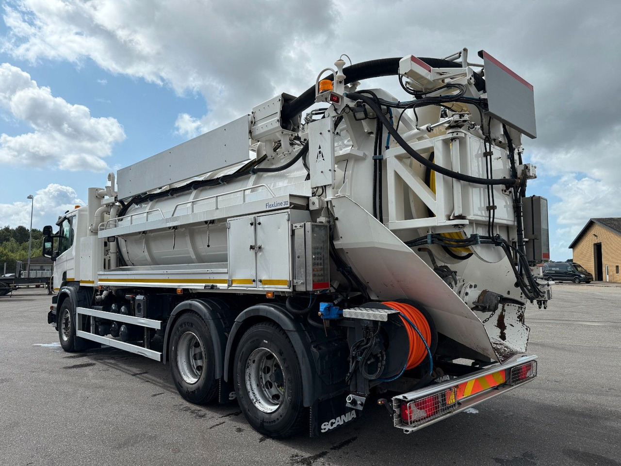 Scania P360 Euro 6 6x4 RHD Hvidtved Larsen FlexLine 312 - Asenizatorius: foto 3 Scania P360 Euro 6 6x4 RHD Hvidtved Larsen FlexLine 312 - Asenizatorius: foto 3
