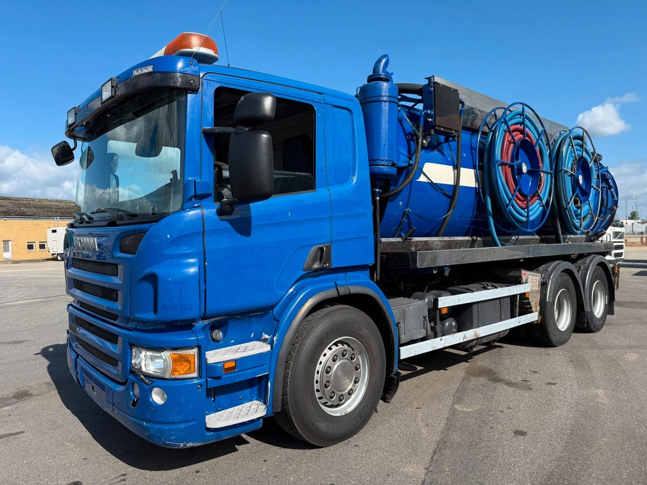 Scania P380 6x4 Rolba 15,000 l. Stainless Steel Kombi - Asenizatorius: foto 1 Scania P380 6x4 Rolba 15,000 l. Stainless Steel Kombi - Asenizatorius: foto 1