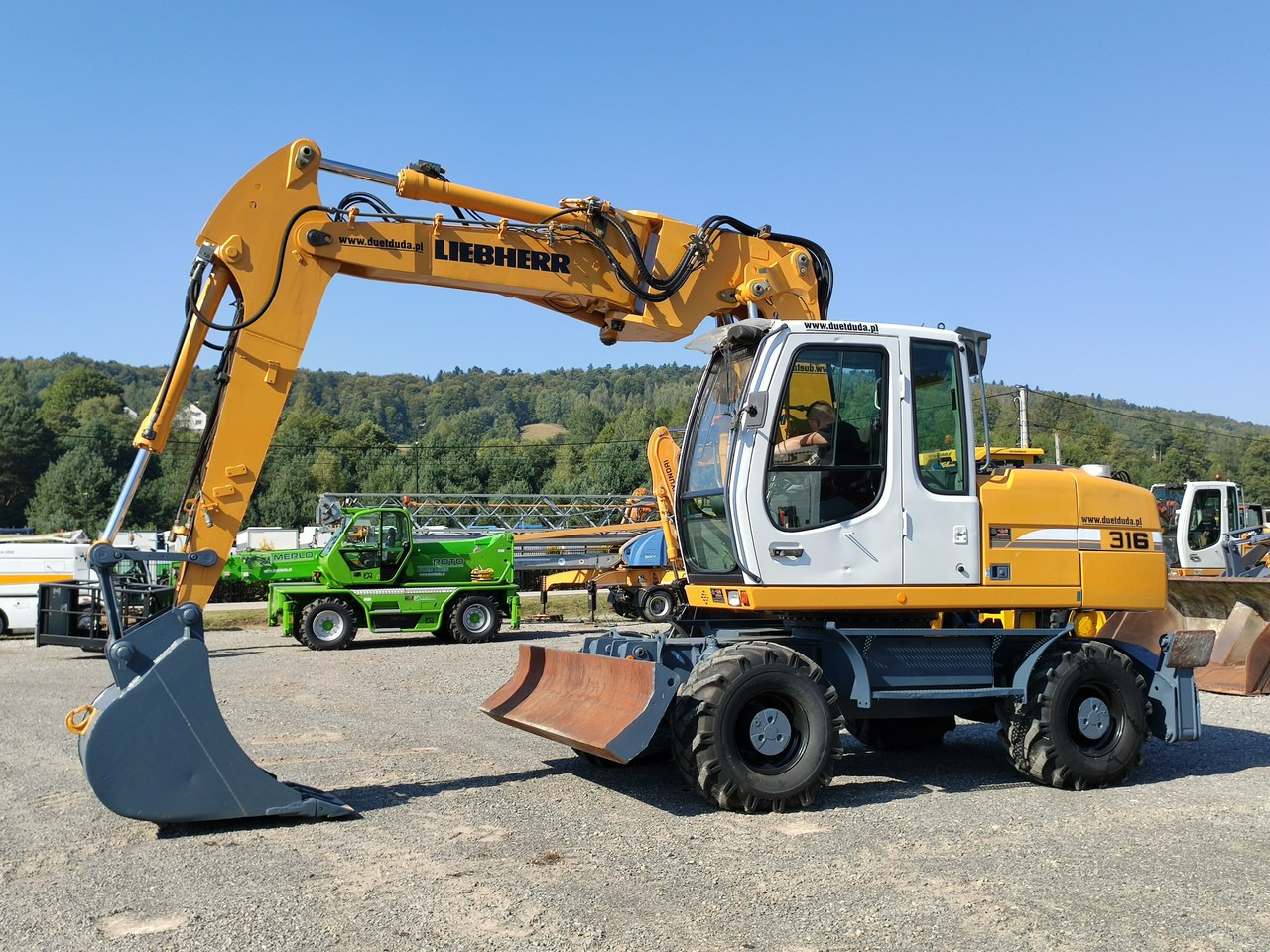 Ratinis ekskavatorius Liebherr A316 Maszyna po Pełnym Tulejowaniu Bez Luzów i Wycieków: foto 6