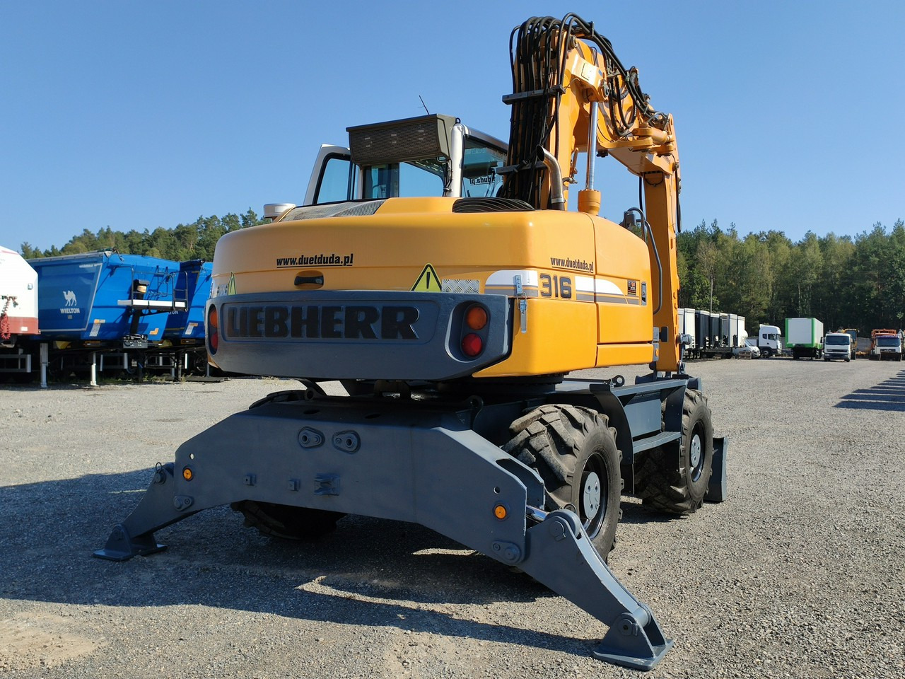 Ratinis ekskavatorius Liebherr A316 Maszyna po Pełnym Tulejowaniu Bez Luzów i Wycieków: foto 17