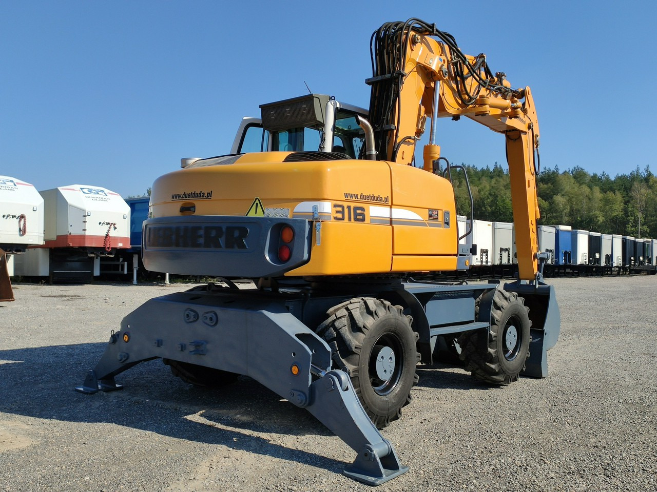 Ratinis ekskavatorius Liebherr A316 Maszyna po Pełnym Tulejowaniu Bez Luzów i Wycieków: foto 15