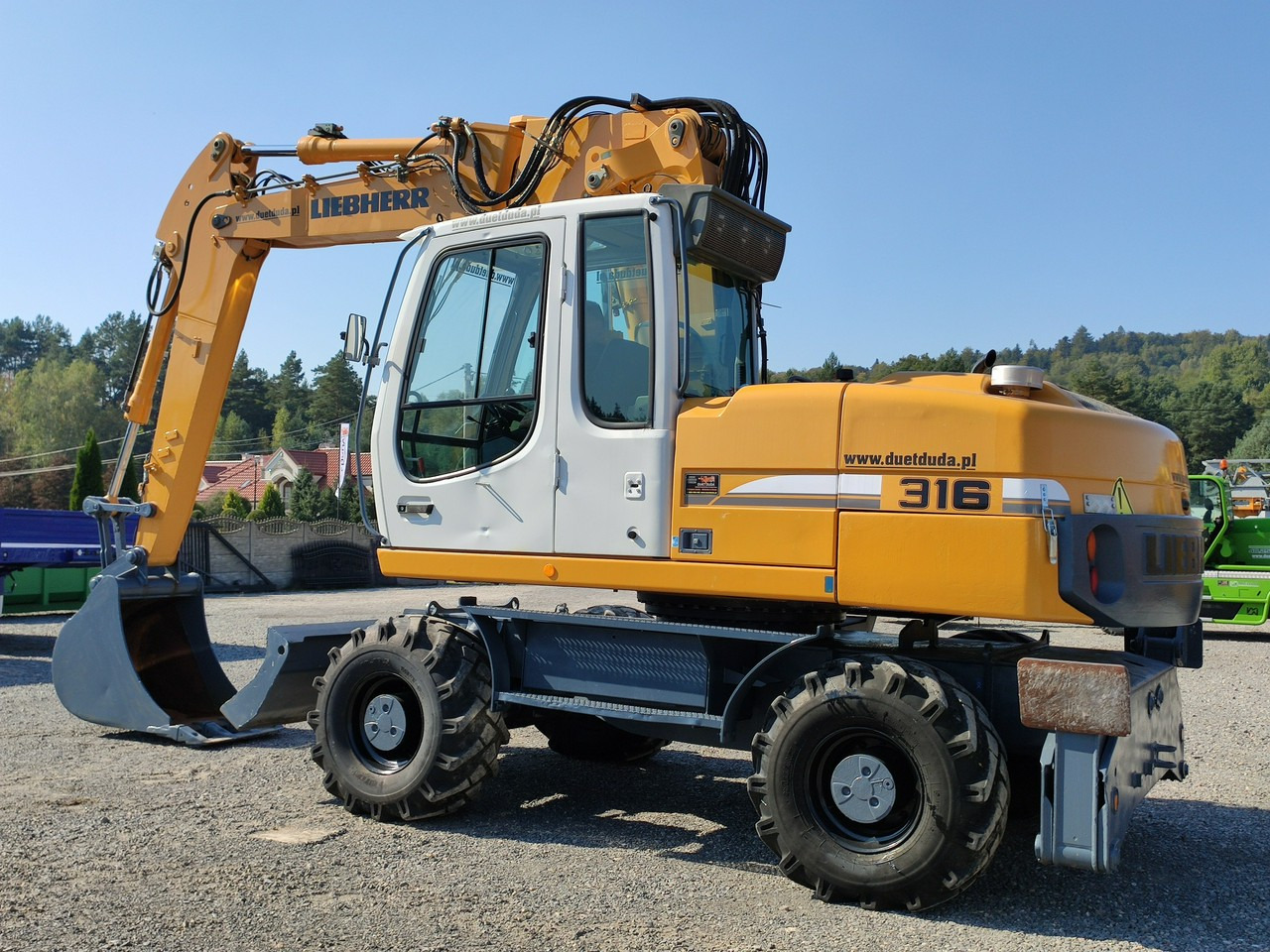 Ratinis ekskavatorius Liebherr A316 Maszyna po Pełnym Tulejowaniu Bez Luzów i Wycieków: foto 12