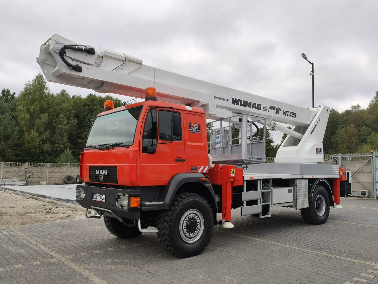 MAN 18.284 4x4 Zwyżka WUMAG WT 425 Podnośnik Koszowy - Autobokštelio: foto 5 MAN 18.284 4x4 Zwyżka WUMAG WT 425 Podnośnik Koszowy - Autobokštelio: foto 5