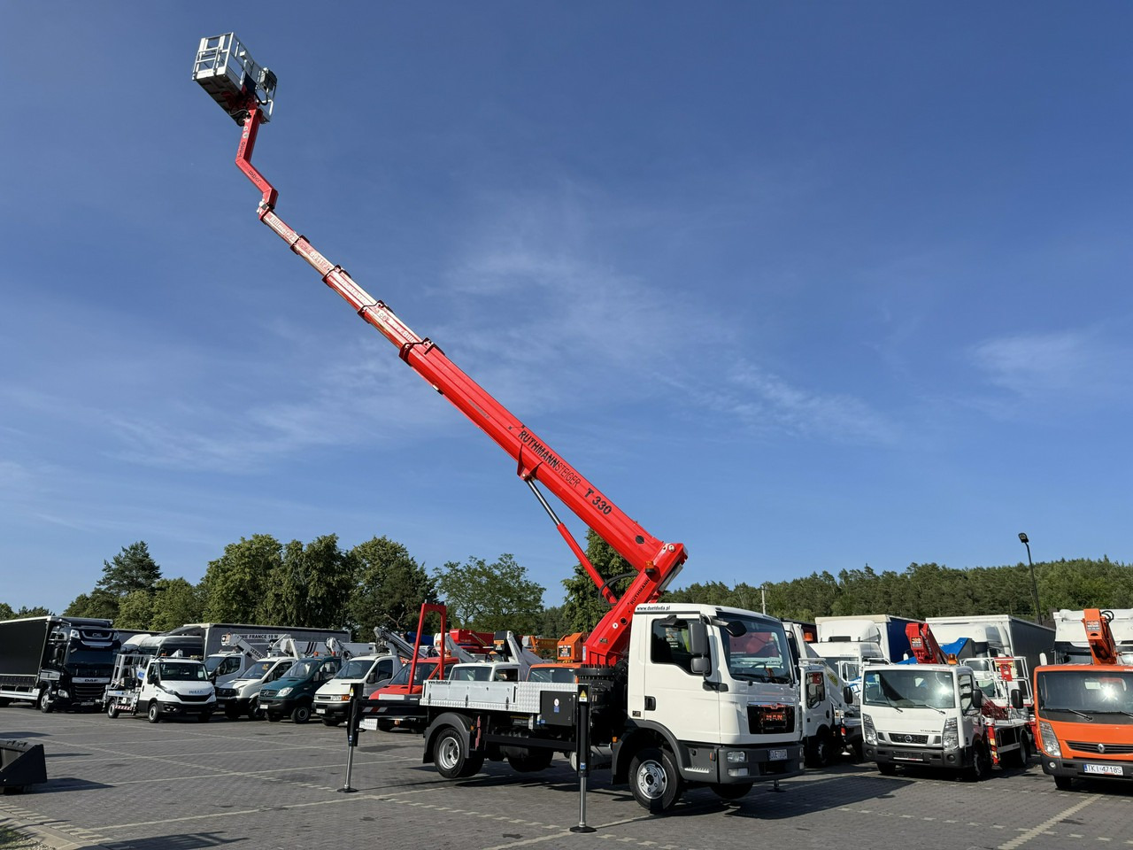 MAN TGL 7.150 Zwyżka Ruthmann T330 33-Metry DMC 7500KG 21m w Bok - Autobokštelio: foto 1 MAN TGL 7.150 Zwyżka Ruthmann T330 33-Metry DMC 7500KG 21m w Bok - Autobokštelio: foto 1