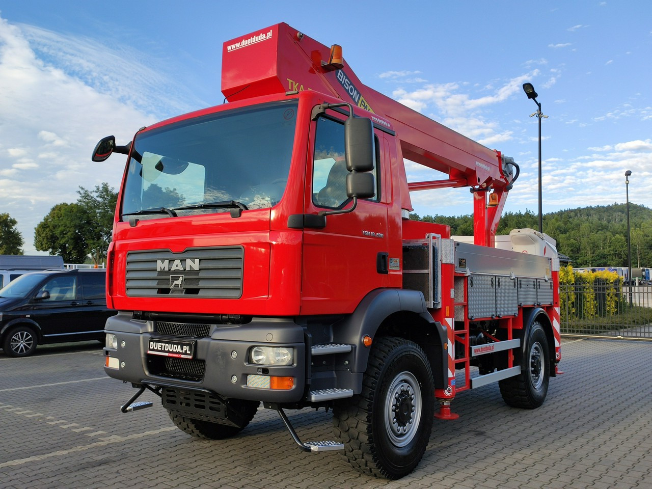 MAN TGM 18.280 4x4 Zwyżka Bison Palfinger TKA 28 Podnośnik Koszowy - Autobokštelio: foto 4 MAN TGM 18.280 4x4 Zwyżka Bison Palfinger TKA 28 Podnośnik Koszowy - Autobokštelio: foto 4