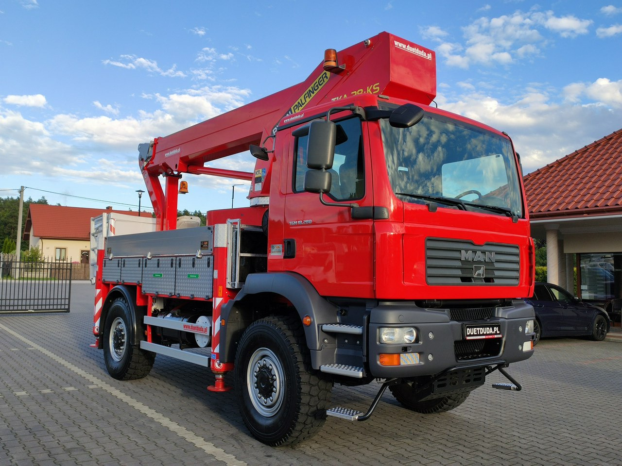 MAN TGM 18.280 4x4 Zwyżka Bison Palfinger TKA 28 Podnośnik Koszowy - Autobokštelio: foto 5 MAN TGM 18.280 4x4 Zwyżka Bison Palfinger TKA 28 Podnośnik Koszowy - Autobokštelio: foto 5