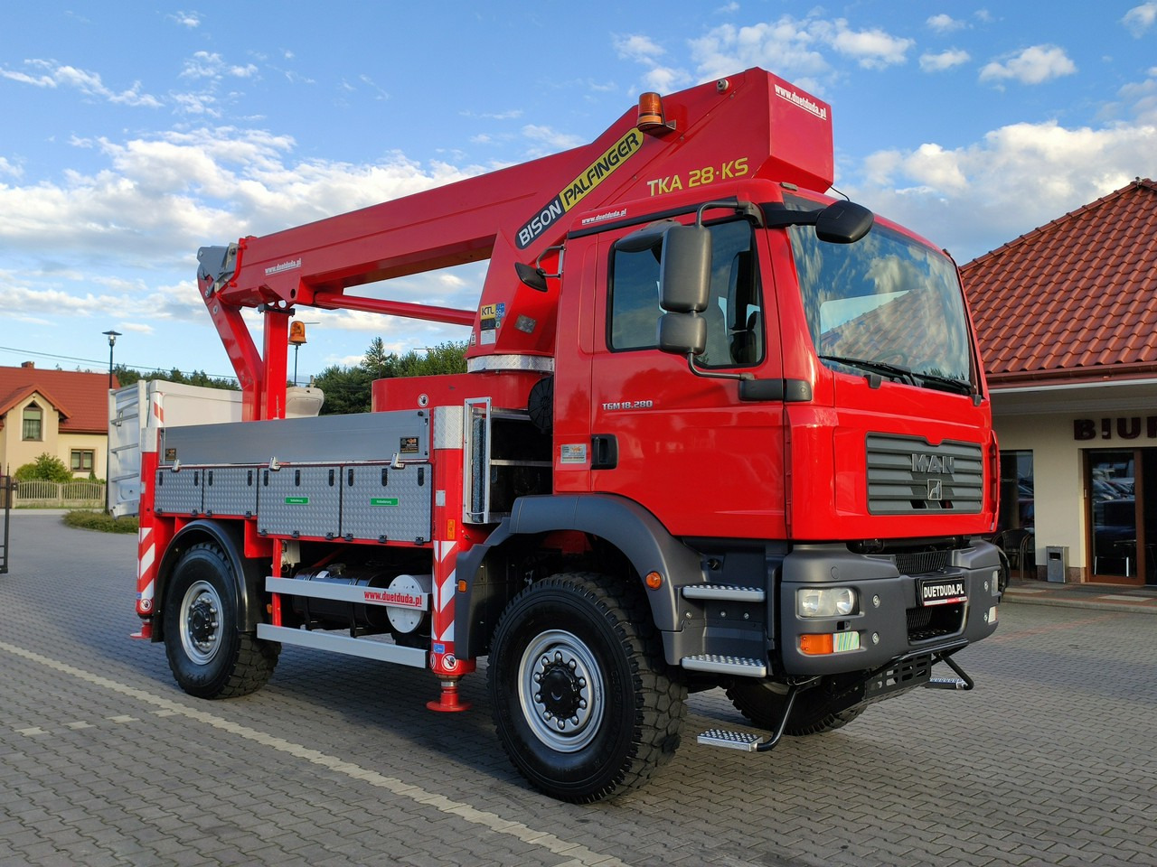 MAN TGM 18.280 4x4 Zwyżka Bison Palfinger TKA 28 Podnośnik Koszowy - Autobokštelio: foto 2 MAN TGM 18.280 4x4 Zwyżka Bison Palfinger TKA 28 Podnośnik Koszowy - Autobokštelio: foto 2