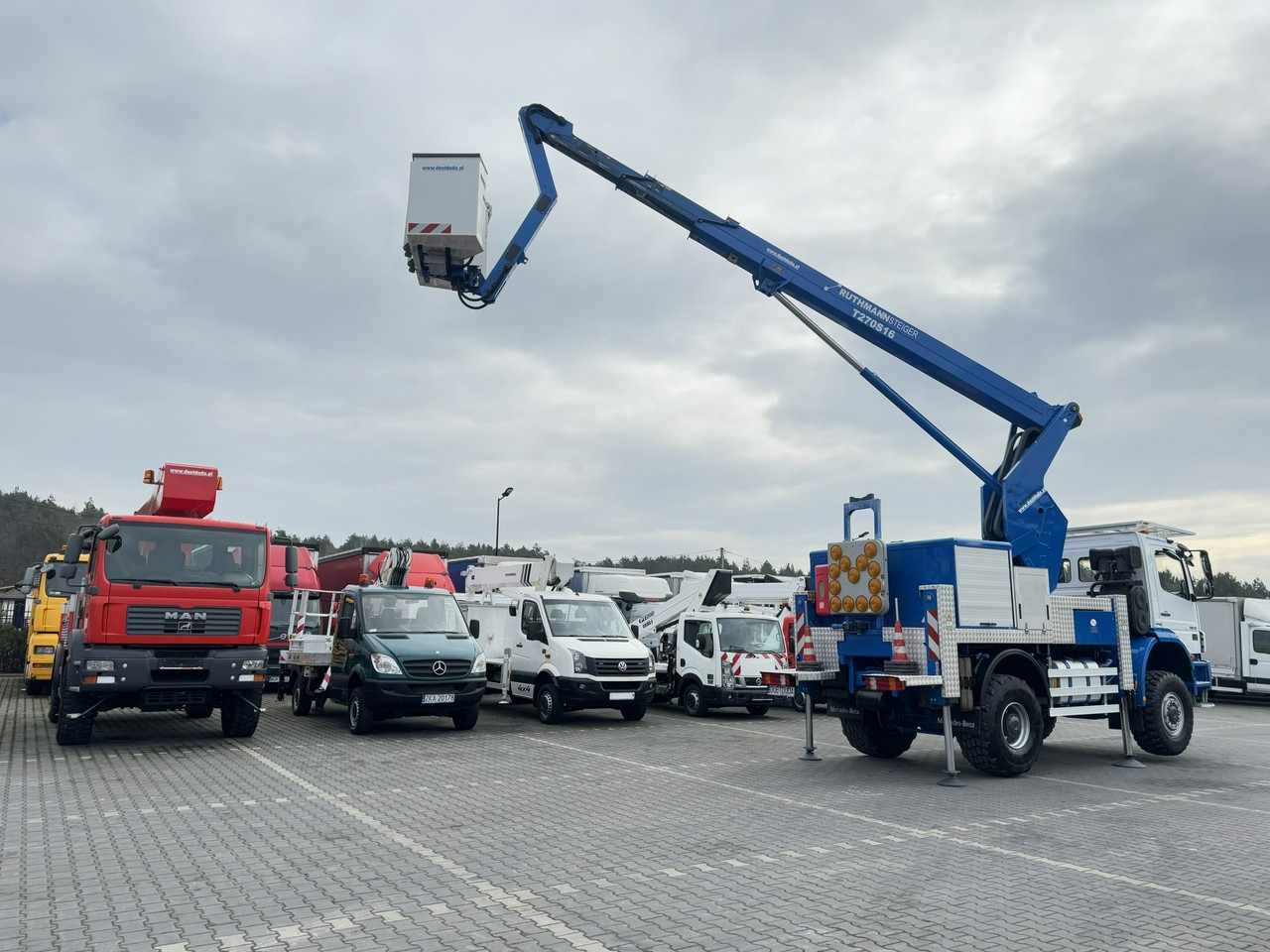 Mercedes AXOR 1829 4x4 Zwyżka RUTHMANN STEIGER T270S16 Podnośnik Koszowy - Autobokštelio: foto 3 Mercedes AXOR 1829 4x4 Zwyżka RUTHMANN STEIGER T270S16 Podnośnik Koszowy - Autobokštelio: foto 3