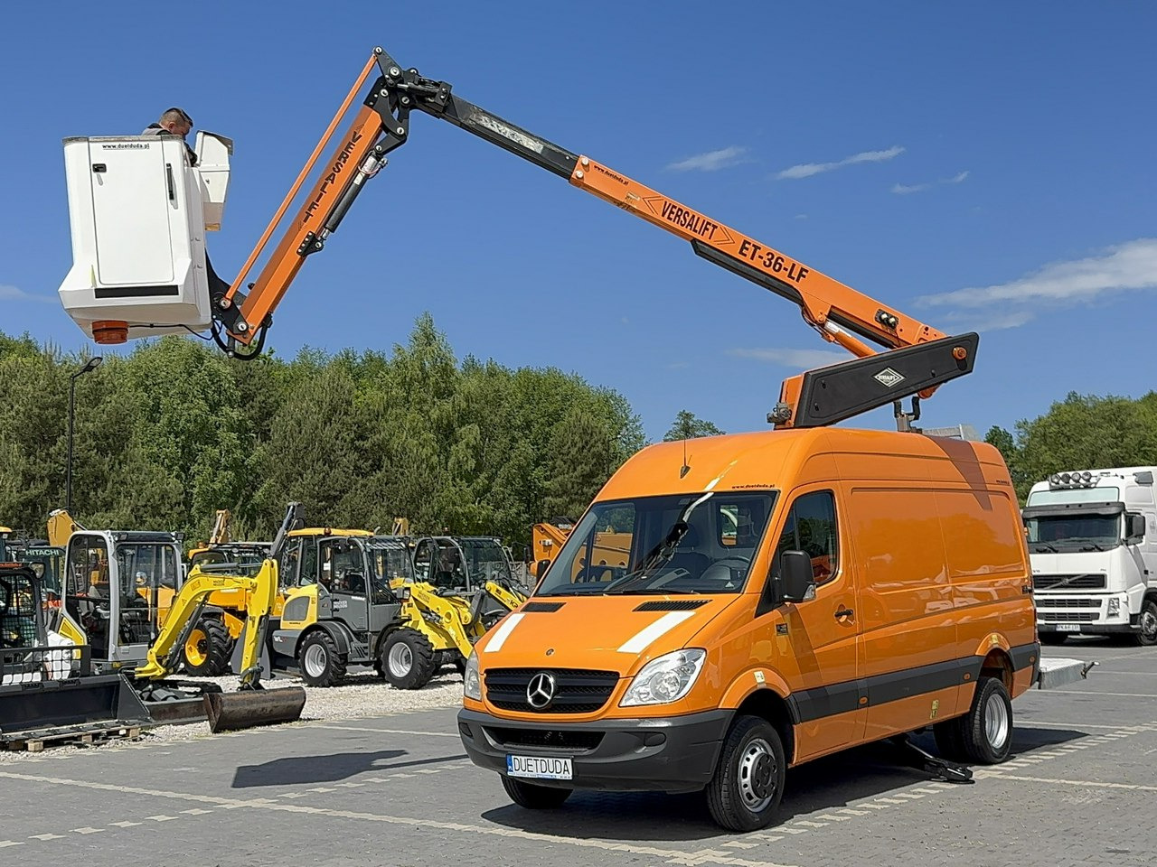 Mercedes Sprinter Zwyżka Podnośnik Koszowy VERSALIFT KLUBB ET-36-LF UDT - Autobokštelio: foto 4 Mercedes Sprinter Zwyżka Podnośnik Koszowy VERSALIFT KLUBB ET-36-LF UDT - Autobokštelio: foto 4