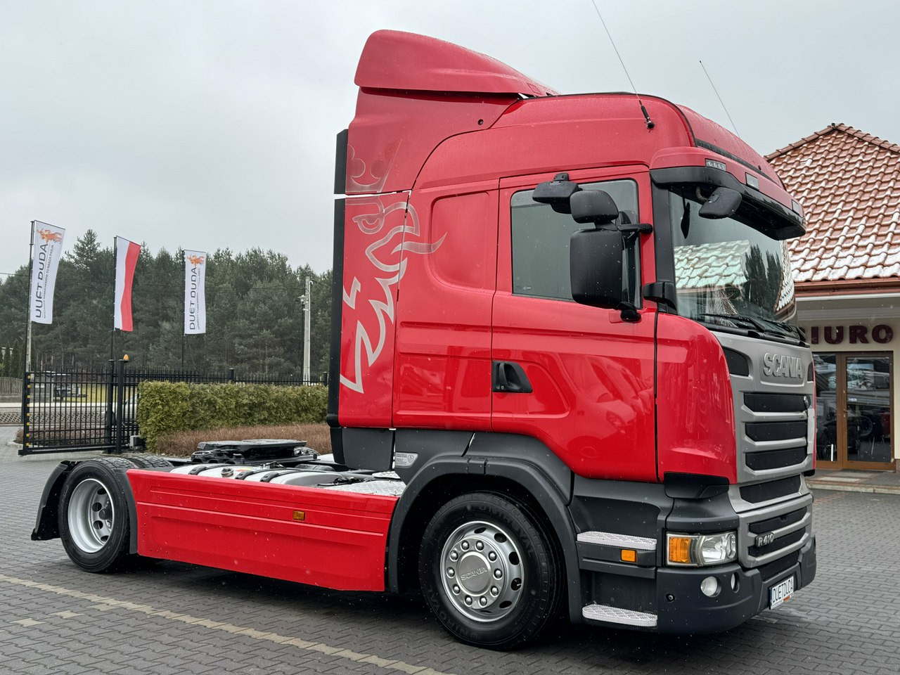 Scania R410 E6 4x2 Retarder Klima Postojowa Low deck / Mega - Vilkikas: foto 5 Scania R410 E6 4x2 Retarder Klima Postojowa Low deck / Mega - Vilkikas: foto 5