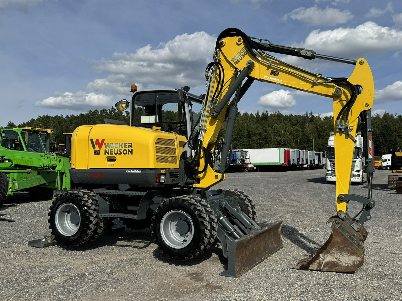 Wacker Neuson EW100 Pług + Podpory 10 ton Szybkozłącze Klimatyzacja - Ratinis ekskavatorius: foto 1 Wacker Neuson EW100 Pług + Podpory 10 ton Szybkozłącze Klimatyzacja - Ratinis ekskavatorius: foto 1