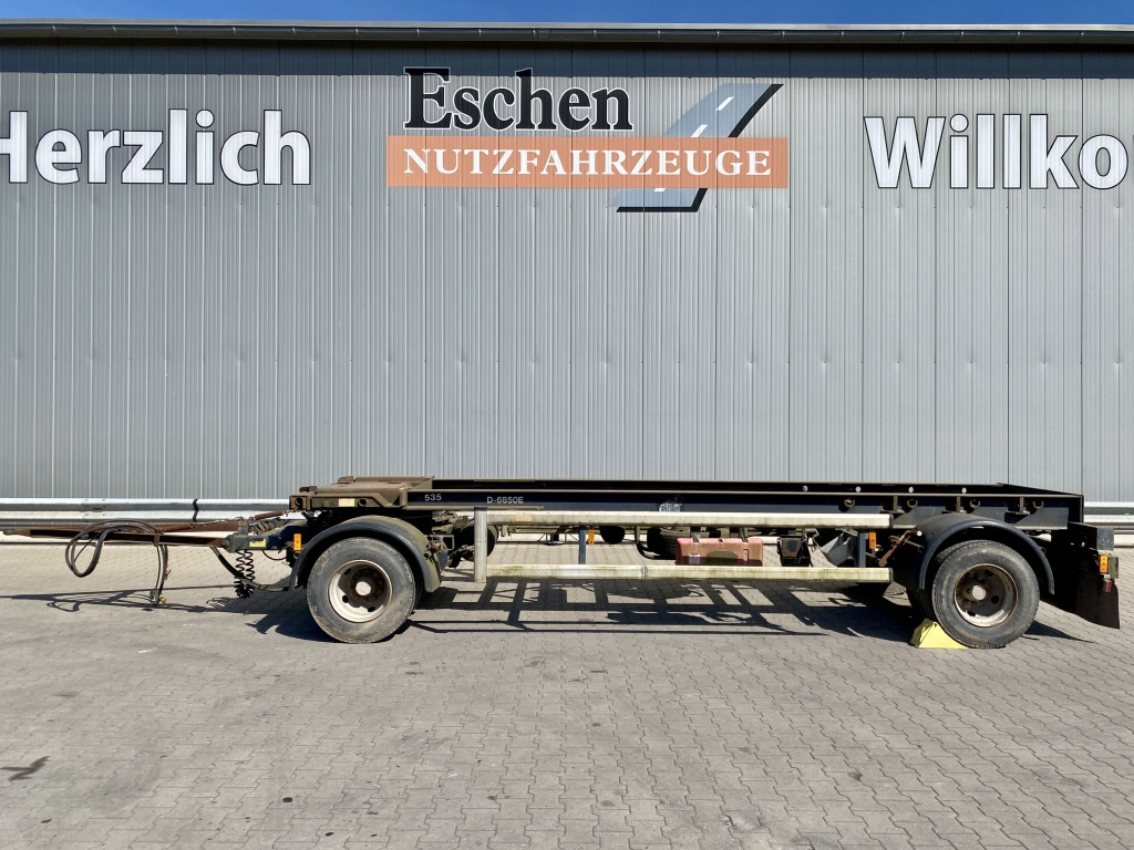 Hüffermann HSA 18.65 / Schlittenanhänger - Kablio/ Skip loader priekaba: foto 2 Hüffermann HSA 18.65 / Schlittenanhänger - Kablio/ Skip loader priekaba: foto 2