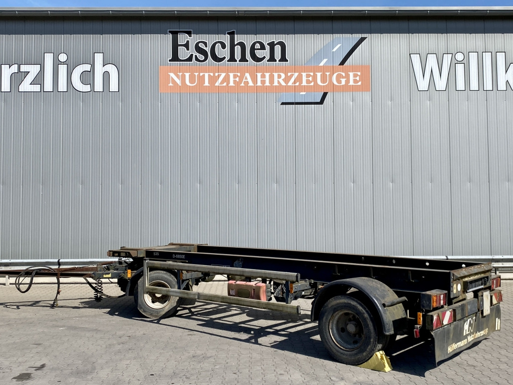 Hüffermann HSA 18.65 / Schlittenanhänger - Kablio/ Skip loader priekaba: foto 3 Hüffermann HSA 18.65 / Schlittenanhänger - Kablio/ Skip loader priekaba: foto 3