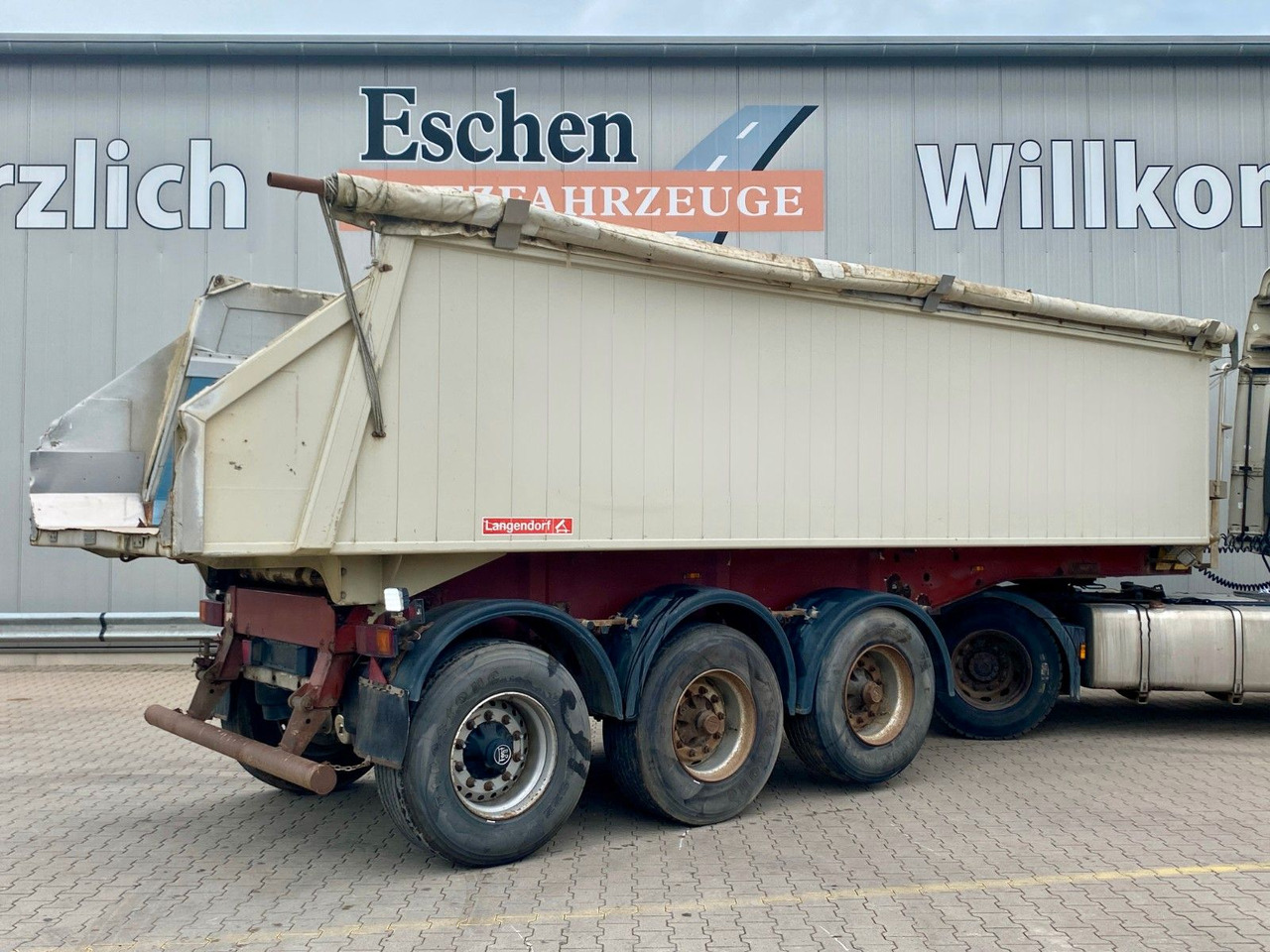 Langendorf SKA 24/29 ALU 24m³ | Luft-Lift*BPW-Achsen*Plane - Savivartis puspriekabė: foto 4 Langendorf SKA 24/29 ALU 24m³ | Luft-Lift*BPW-Achsen*Plane - Savivartis puspriekabė: foto 4