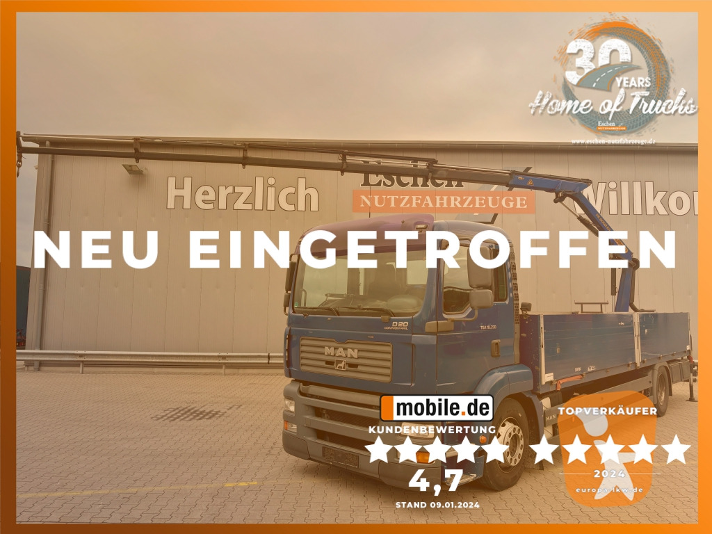 MAN TGA 18.350 4x2 LL / Palfinger PK9002 EH Kran - Platforminis/ Bortinis sunkvežimis: foto 1 MAN TGA 18.350 4x2 LL / Palfinger PK9002 EH Kran - Platforminis/ Bortinis sunkvežimis: foto 1