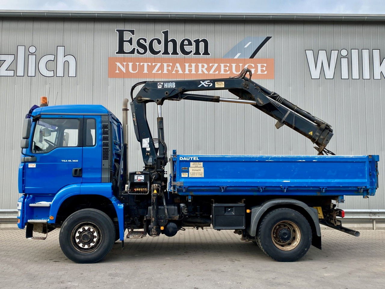 MAN TGA 18.360 4x4H BL Hiab Kran*Dautel Kipper*Klima - Savivartis sunkvežimis, Sunkvežimis su kranu: foto 3 MAN TGA 18.360 4x4H BL Hiab Kran*Dautel Kipper*Klima - Savivartis sunkvežimis, Sunkvežimis su kranu: foto 3