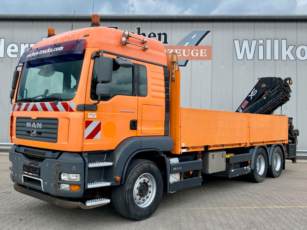 MAN TGA 26.480 6x4 | HIAB 377 EP-4*Funk*Retarder*AHK - Platforminis/ Bortinis sunkvežimis, Sunkvežimis su kranu: foto 1 MAN TGA 26.480 6x4 | HIAB 377 EP-4*Funk*Retarder*AHK - Platforminis/ Bortinis sunkvežimis, Sunkvežimis su kranu: foto 1