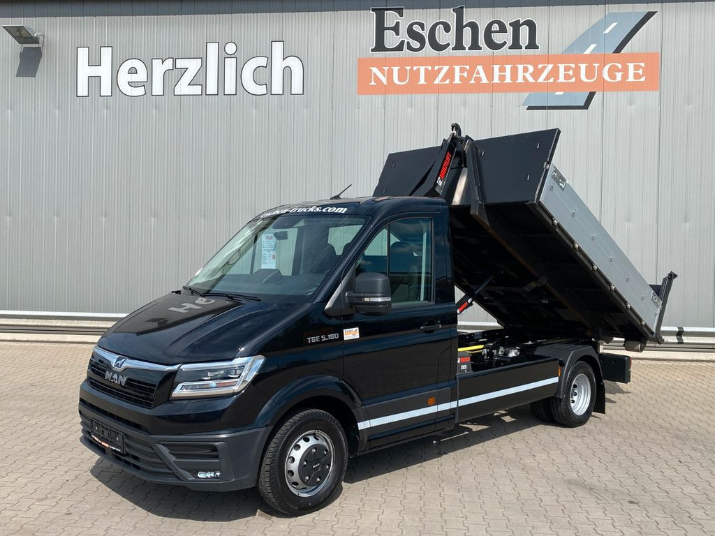 MAN TGE 5.180|HIAB Multiflift XR 35 + Cont.*3x Sitze - Hook-lift sunkvežimis: foto 1 MAN TGE 5.180|HIAB Multiflift XR 35 + Cont.*3x Sitze - Hook-lift sunkvežimis: foto 1