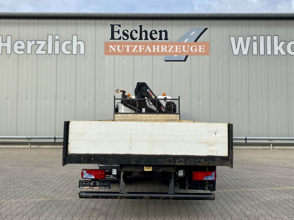 MAN TGL 12.220 4x2 BL / HIAB Faltkran - Platforminis/ Bortinis sunkvežimis, Sunkvežimis su kranu: foto 4 MAN TGL 12.220 4x2 BL / HIAB Faltkran - Platforminis/ Bortinis sunkvežimis, Sunkvežimis su kranu: foto 4