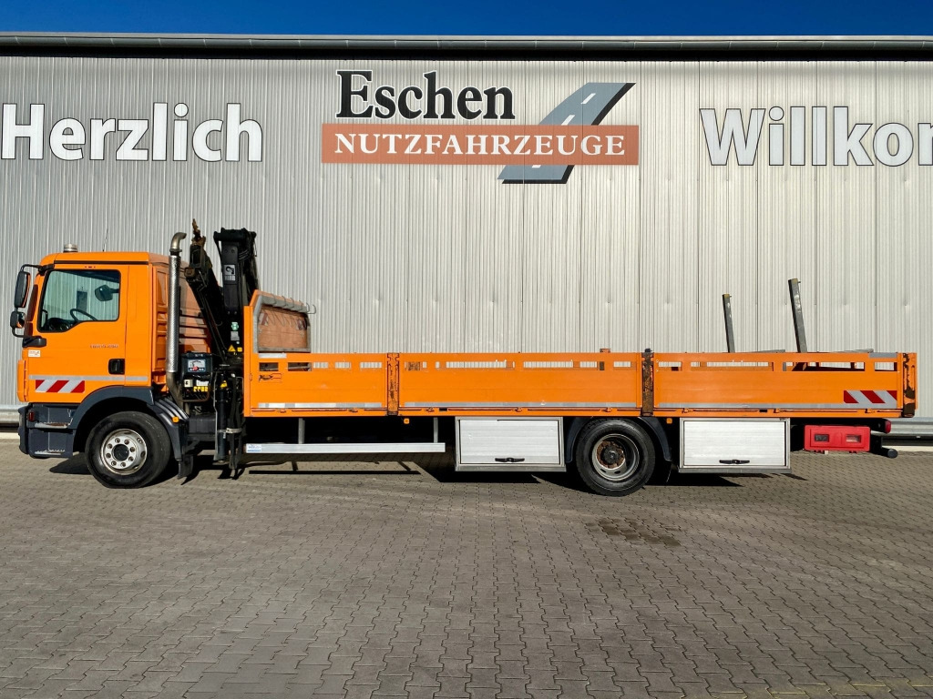 MAN TGM 15.290 4x2 BL / HIAB Faltkran - Platforminis/ Bortinis sunkvežimis, Sunkvežimis su kranu: foto 2 MAN TGM 15.290 4x2 BL / HIAB Faltkran - Platforminis/ Bortinis sunkvežimis, Sunkvežimis su kranu: foto 2