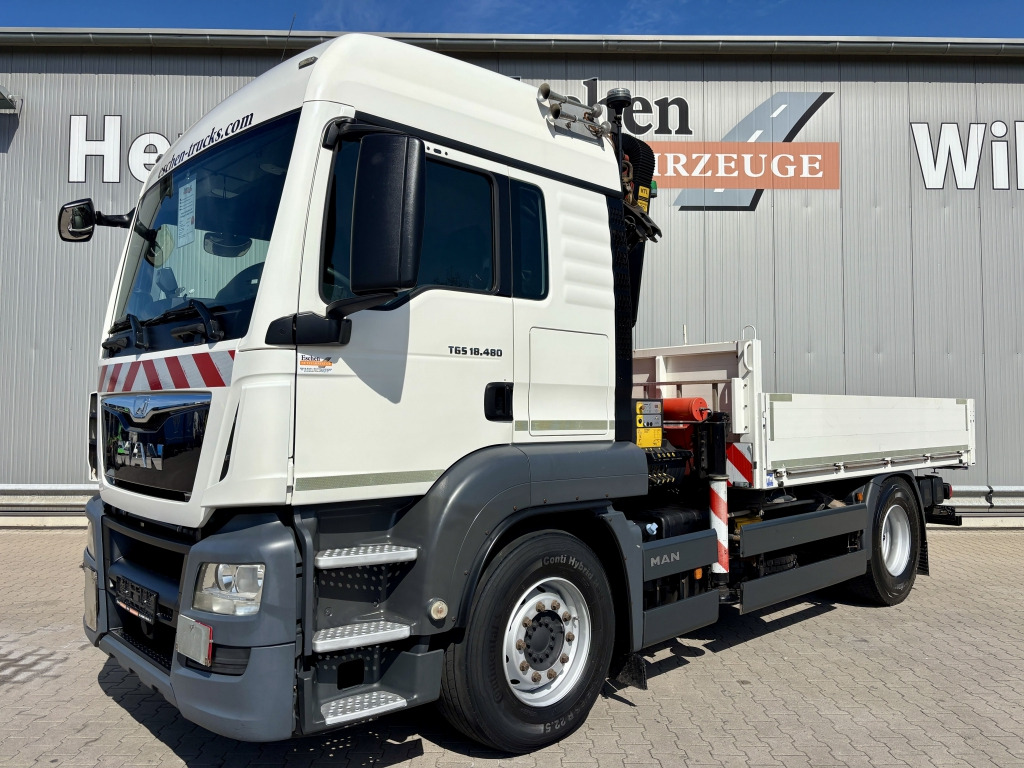 MAN TGS 18.480 4x2 BL / Palfinger PK 14002 Faltkran - Platforminis/ Bortinis sunkvežimis, Sunkvežimis su kranu: foto 1 MAN TGS 18.480 4x2 BL / Palfinger PK 14002 Faltkran - Platforminis/ Bortinis sunkvežimis, Sunkvežimis su kranu: foto 1
