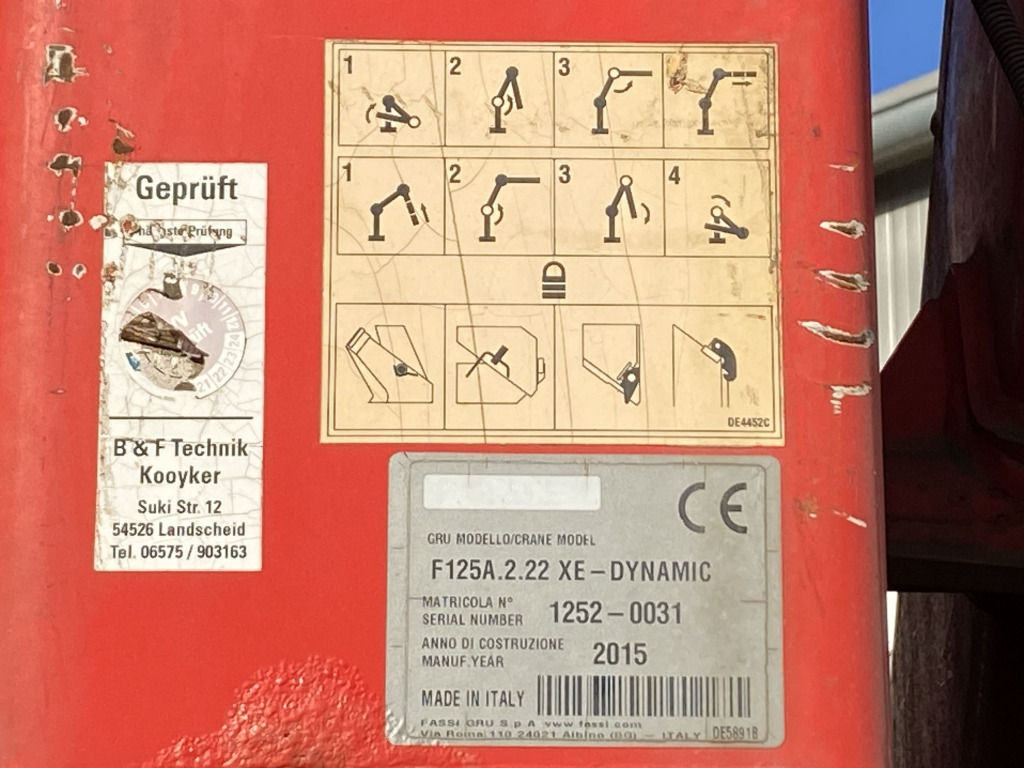 Mercedes-Benz 1832 4x2 / Fassi Kran - Savivartis sunkvežimis, Sunkvežimis su kranu: foto 3 Mercedes-Benz 1832 4x2 / Fassi Kran - Savivartis sunkvežimis, Sunkvežimis su kranu: foto 3