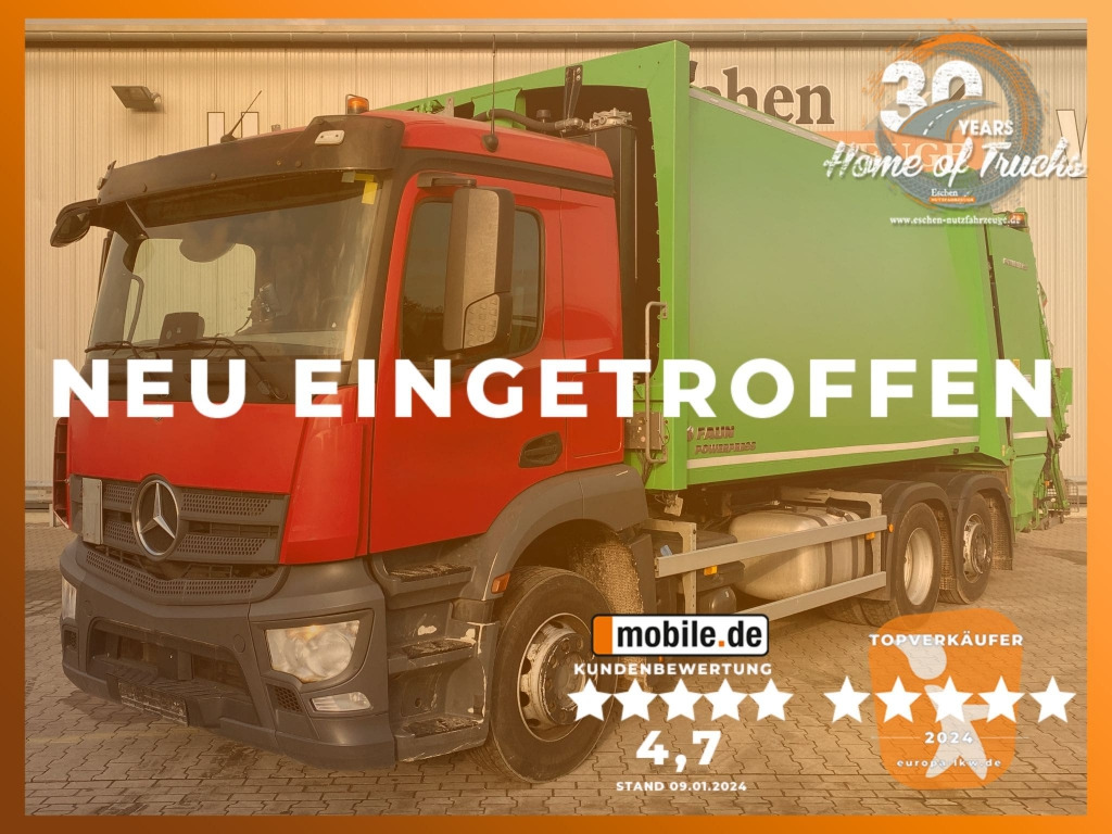 Mercedes-Benz 2533 L 6x2 - Šiukšliavežis: foto 1 Mercedes-Benz 2533 L 6x2 - Šiukšliavežis: foto 1