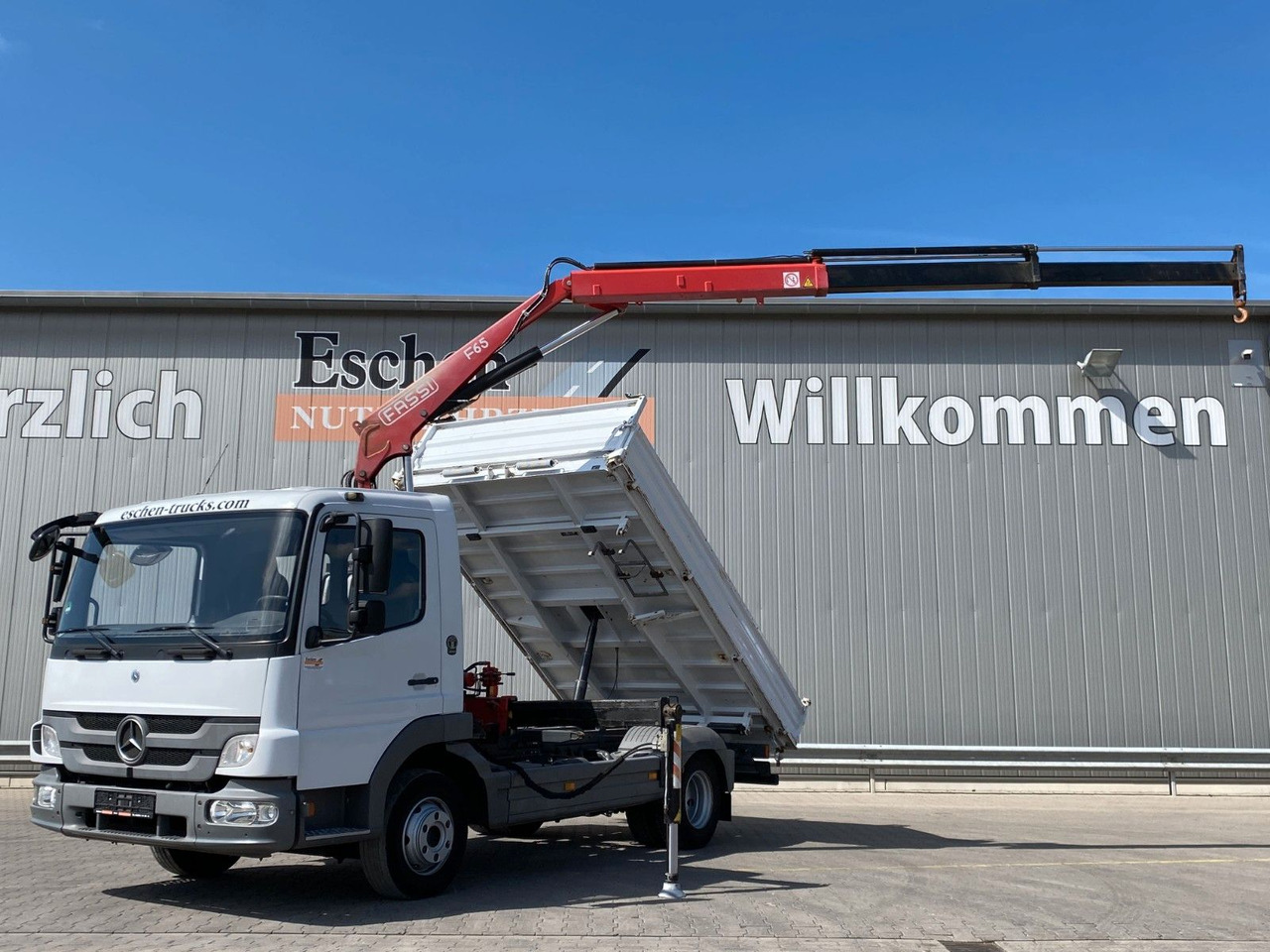 Mercedes-Benz 818 Atego | Fassi F65*MEILLER*PKW-AHK*1.Hand - Savivartis sunkvežimis, Sunkvežimis su kranu: foto 2 Mercedes-Benz 818 Atego | Fassi F65*MEILLER*PKW-AHK*1.Hand - Savivartis sunkvežimis, Sunkvežimis su kranu: foto 2