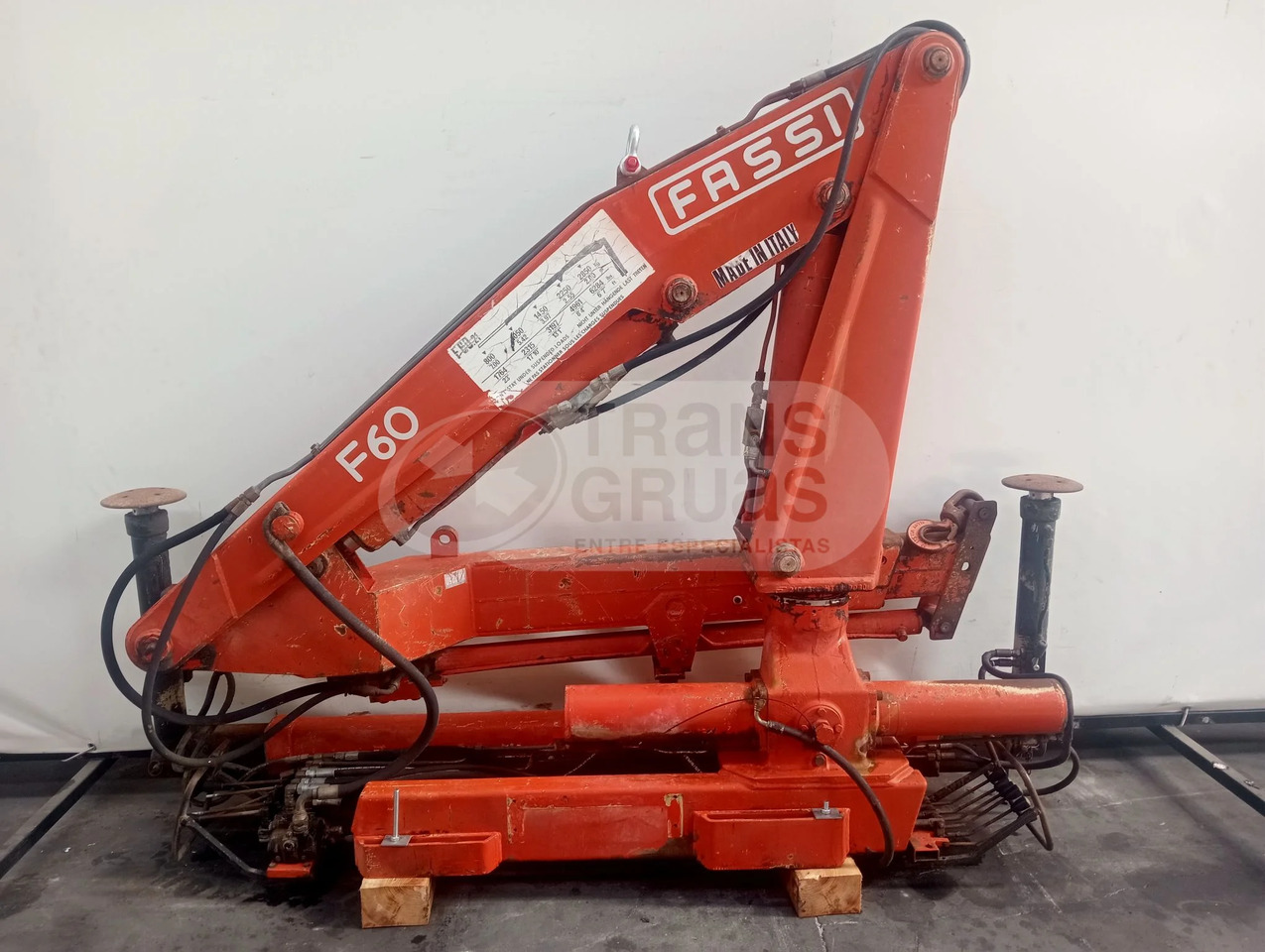 Grúa hidráulica Fassi F60.21 - Kranas-manipuliatorius: foto 1 Grúa hidráulica Fassi F60.21 - Kranas-manipuliatorius: foto 1