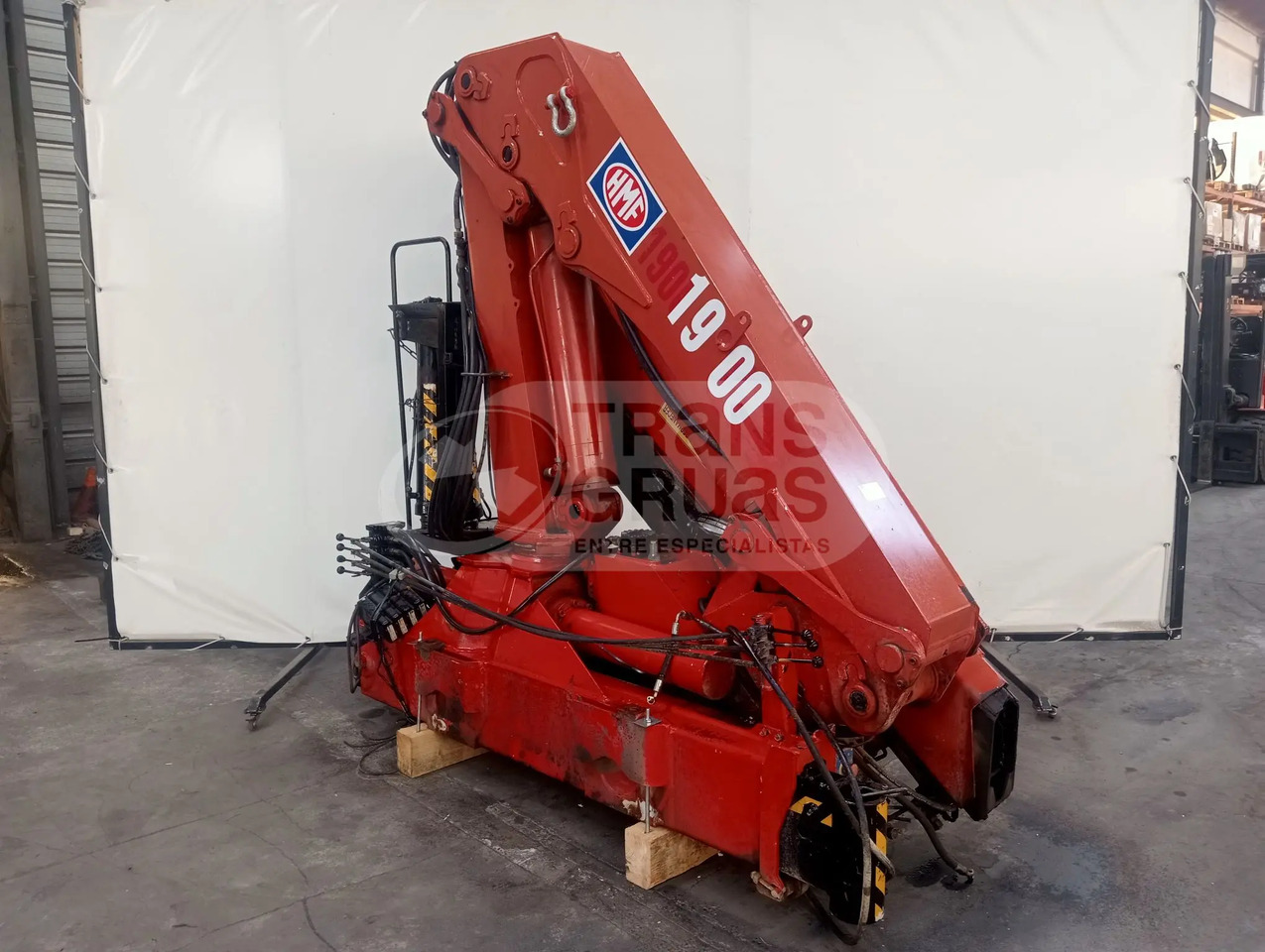 Grúa hidráulica HMF 1903 K5 - Kranas-manipuliatorius: foto 4 Grúa hidráulica HMF 1903 K5 - Kranas-manipuliatorius: foto 4