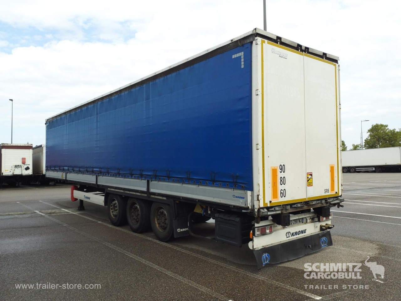 Tentinė puspriekabė KRONE Curtainsider Dropside: foto 6 Tentinė puspriekabė KRONE Curtainsider Dropside: foto 6