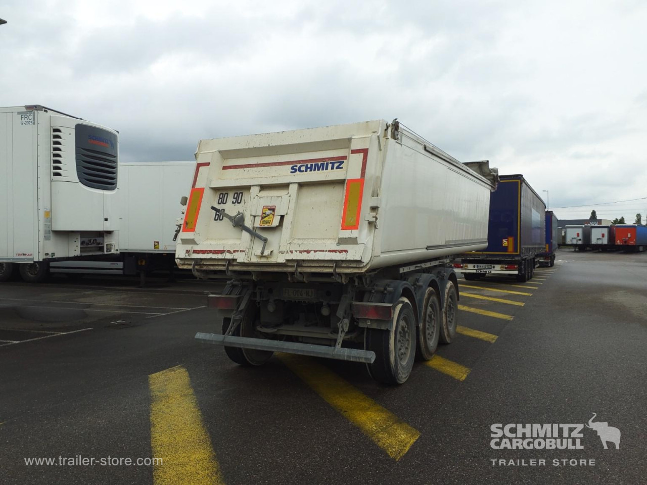Savivartis puspriekabė SCHMITZ Tipper Alu-square sided body 27m³: foto 7