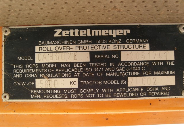 Kabine Zettelmeyer ZL 602 - Kabina ir interjeras - Statybinė technika: foto 5 Kabine Zettelmeyer ZL 602 - Kabina ir interjeras - Statybinė technika: foto 5