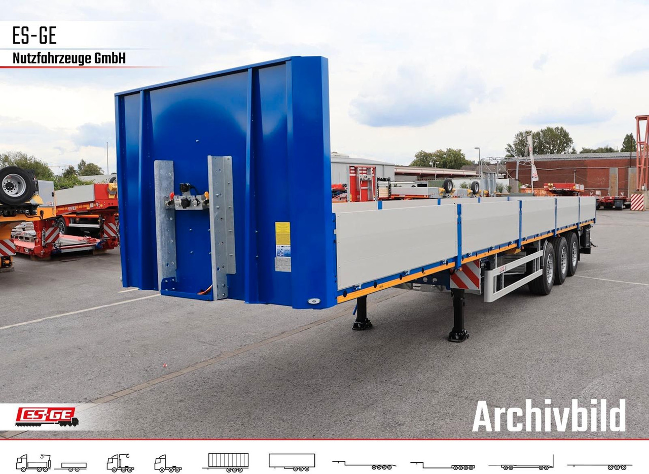 ES-GE 3-Achs Sattelanhänger - Bordwände + CV - Platforminė/ Bortinė puspriekabė: foto 1 ES-GE 3-Achs Sattelanhänger - Bordwände + CV - Platforminė/ Bortinė puspriekabė: foto 1